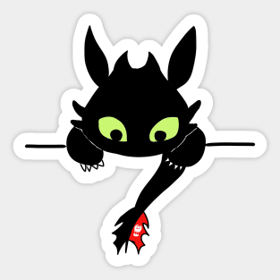 Toothless Sticker